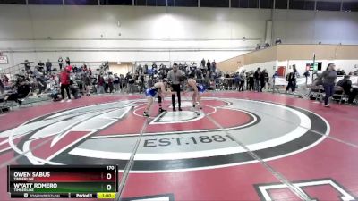 170 lbs 5th Place Match - Owen Sabus, Timberline vs Wyatt Romero, Timberline