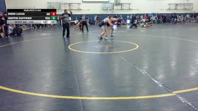 138 lbs Consolation 1st - Drew Lucas, Hood River Valley vs Griffin Goffrier, West Salem