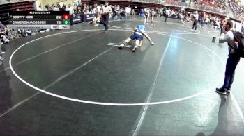 120 lbs Champ. Round 2 - Scotty Nice, Wahoo Wrestling Club vs Cameron Jacobsen, York Wrestling Club