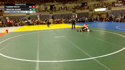 85 lbs Cons. Semi - Camden Welch, Wabasso vs Braxton Jacobs, UNITED