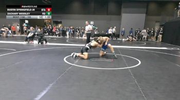 165 lbs Champ. Round 2 - Dustin Springfield Jr, Ottawa University vs Zachary Wessley, Pratt Community College