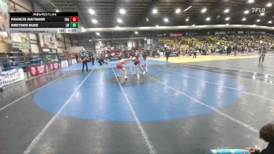 150 lbs Champ. Round 2 - Breyden Buee, Laker Wrestling vs Francis Maynard, Touch Of Gold