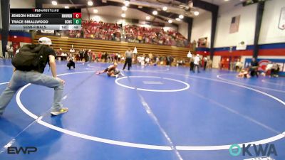 73 lbs Semifinal - Jenson Henley, Skiatook Youth Wrestling vs Trace Smallwood, Dark Cloud Wrestling Club