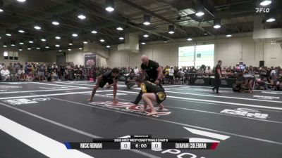 Djavan Coleman vs Nick Ronan 2026 ADCC West Coast Trials