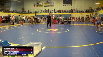 87 lbs Round 2 - Blaze Bowman, Columbus Wrestling Club vs Sawyer Freisberg, Caney Valley Wrestling