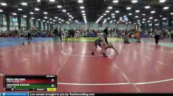 84 lbs Round 1 - Grayson Eggum, POWA vs Beau Delong, Crass Trained