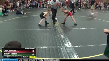 53 lbs Quarterfinal - Jett Jaggers, Delta Wrestling Club Inc. vs Ronan Niemer, Contenders Wrestling Academy