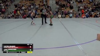 70 lbs Semifinal - Jacob Graber, Summit Wrestling Academy vs Liam Hamacher, MN Elite