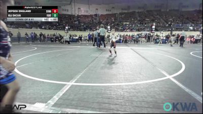 46 lbs Consi Of 8 #1 - Jepsen England, Comanche Takedown Club vs Eli Dicus, Fort Gibson Youth Wrestling