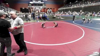 57 lbs Semifinal - Gabe Ryan, Thermopolis WC vs Riggs Bohannon, Windy City WC