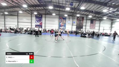 100 lbs Consolation - Christopher Metz, GA vs Vincenzo Mannello, NY