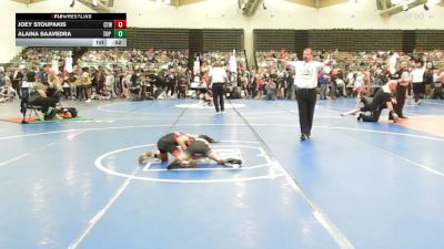 56-B lbs Round Of 32 - Joey Stoupakis, Cordoba Trained vs Alaina Saavedra, Top Rank Hammers