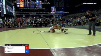 160 lbs Cons 32 #1 - Farid Mobarak, Texas vs Warren Hoyt, Alabama