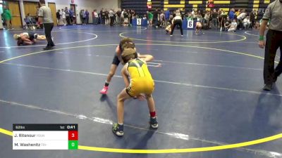 62 lbs Consy 4 - Jarrett Ritenour, Young Guns vs Marcus Washenitz, Tri-State Hammers