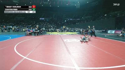 2A/1A Boys 120 Cons. Semi - Cashton Fred, Culver Boys vs Brady Hurliman, Nestucca Boys