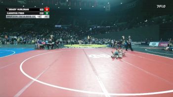 2A/1A Boys 120 Cons. Semi - Cashton Fred, Culver Boys vs Brady Hurliman, Nestucca Boys