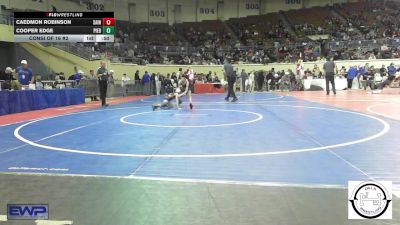 68 lbs Consi Of 16 #2 - Caedmon Robinson, Saint's Wrestling Club vs Cooper Edge, Piedmont