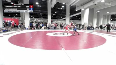 110 lbs Champ. Round 2 - Samuel Stockton, GRIT Athletics Wrestling Club vs Dereon Peters, Oregon