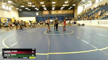 106 lbs Semis & Wb (16 Team) - Gabriel McGee, Greasers vs Shiloh Twigg, Black Hive