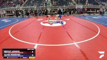 106 lbs Semifinal - Bentley Johnson, Green River Grapplers Wrestling vs Oliver Wisniewski, Green River Grapplers Wrestling