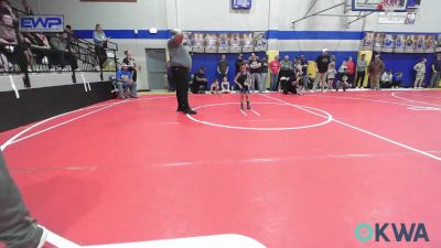 37 lbs Rr Rnd 2 - Wilder Gaddy, Team Tulsa Wrestling Club vs Cavon Rogers, Berryhill Wrestling Club