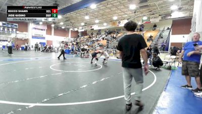 126 lbs 7th Place Match - Rocco Shams, Westlake vs Jude Gudino, Downey