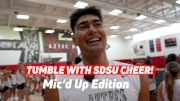 Mic'd Up: Take A Look At College Cheer Tumbling With San Diego State!