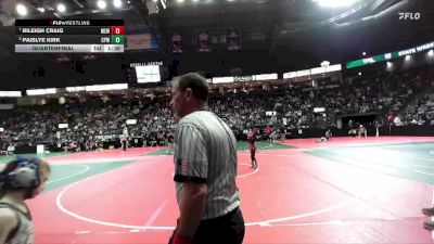 60 lbs Quarterfinal - Rileigh Craig, MEW3 vs Paislye Kirk, CPWA