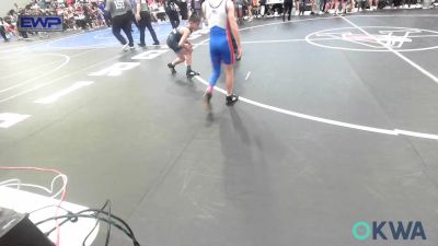 70-73 lbs Rr Rnd 1 - Jamison Howard, Caney Valley Wrestling vs Tito Knight, Pitbull Wrestling Academy