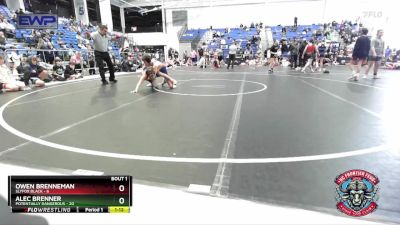 100 lbs Semis (4 Team) - Owen Brenneman, Slyfox Black vs Alec Brenner, Potentially Dangerous