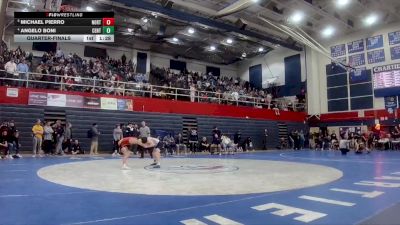 107 lbs Quarterfinal - Michael Pierro, North Catholic vs Angelo Boni, Central Valley