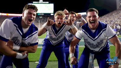 BYU Cheer Team Honors 100 Years Of Football With Iconic Throwback Uniform