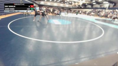 157 lbs Champ. Round 1 - Eric Gendlin, Johns Hopkins vs Aiden Hines, Elizabethtown