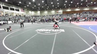 50 lbs Quarterfinal - Trenton Boisa, Warriors Of Christ vs Alli Warne, Motherlode WC