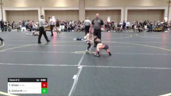 49 lbs Consi Of 4 - Tanner Wilder, Hemet Youth WC vs Cannon Eckhardt, East Jackson Takedown