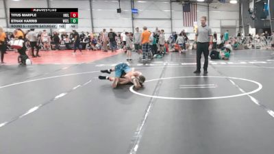 96 lbs Round 5 - 4:00pm Saturday - Titus Marple, Oklahoma Elite vs Ethan Harris, West Coast Elite