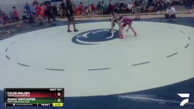 97 lbs Round 1 - Isaiah Waycaster, Wave Wrestling Club vs Caleb Nielsen, Young Guns Nashville