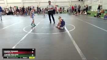 60 lbs Round 1 (6 Team) - Mason Tomaino, South Hills vs Carter Pollock, Revolution Elite
