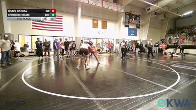 155 lbs 3rd Place - Julius Caygill, Raw Wrestling Club vs Spencer Holum, Northeast Take Down Club