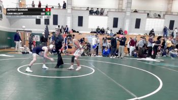 132 lbs 11th Place - Jeffrey Guaman, Oliver Ames vs Liam Hallett, Sandwich