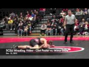 SCSU Wrestling Highlights from Minot State Match