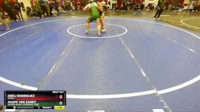 170 lbs Semifinal - Areli Rodriguez, Alisal vs Naomi Van Zandt, Sacred Heart Cathedral Prep