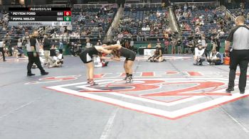 1-4A - 152 Quarterfinal - Peyton Ford, North Johnston High School vs Pippa Welch, Cherokee High School