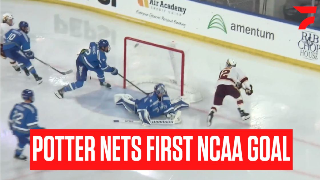 NHL Draft Prospect Cullen Potter Scores First NCAA Goal