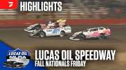 Highlights | 2024 MLRA Fall Nationals Friday at Lucas Oil Speedway