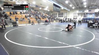 106 lbs Cons. Round 2 - Israel Jacobo, Valley View vs Damon Kim, South Torrance