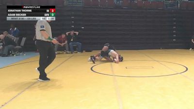 138 lbs Consi Of 8 #1 - Jonathan Thorne, Rock Hill vs Adam Becker, Chapin