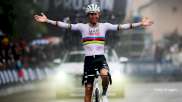 In Dark Giro dell'Emilia, Tadej Pogacar Shines In Rainbow Jersey