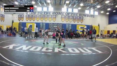 155 lbs Round 5 (6 Team) - Sarai Rodriguez, Eagles WC vs Sofia Chavez, SOWA