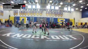 155 lbs Round 5 (6 Team) - Sarai Rodriguez, Eagles WC vs Sofia Chavez, SOWA